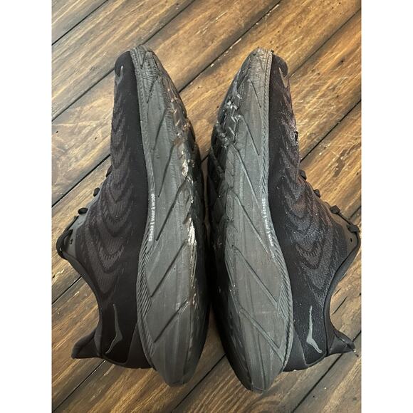 Hoka One One Mens Arahi 6 1123194 BBLC Black Running Shoes Sneakers Size 11 D